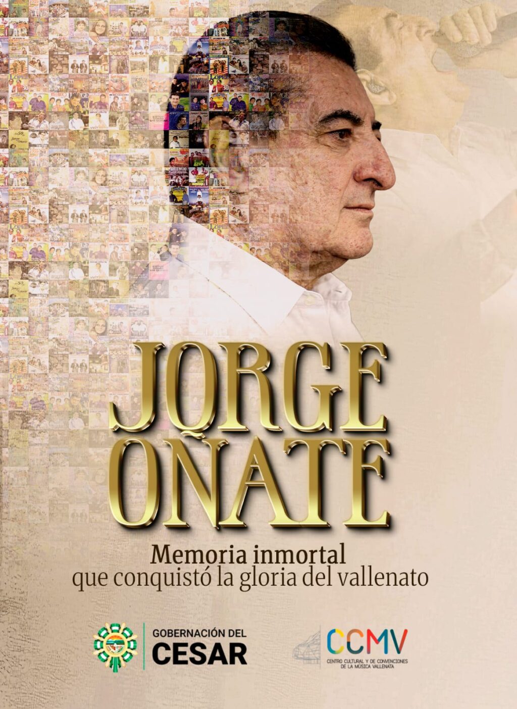 La Gobernación del Cesar presentará el documental ‘Jorge Oñate, memoria inmortal que conquistó la gloria del vallenato’
