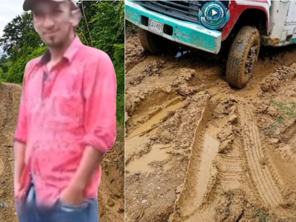 Hombre muere arrollado al intentar liberar bus atascado