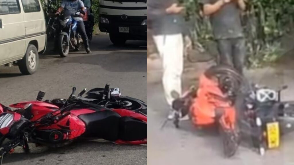 Motociclista fallece tras violento accidente en Bucaramanga.