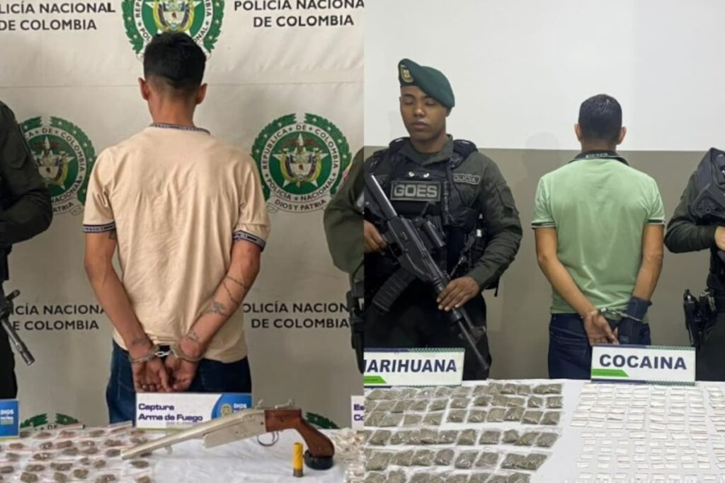 Detenidos con escopeta y 680 dosis de droga