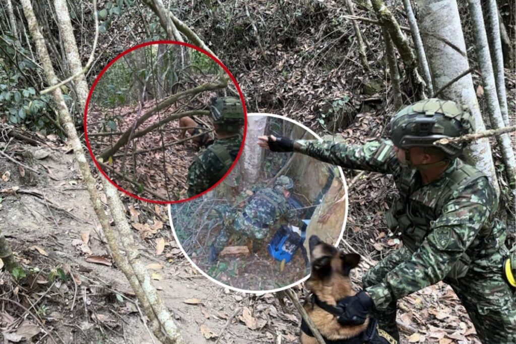 Hallan 100 kilos de explosivos en Charta, Santander