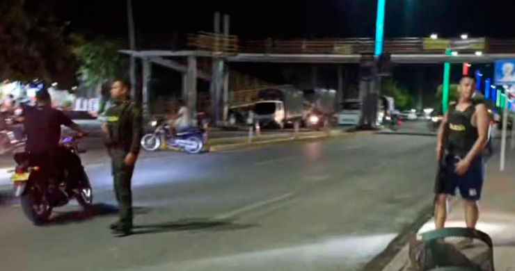 Atacan con drones a la Policía de Aguachica: cuatro granadas sin heridos