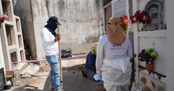 Unidad de Búsqueda rescata 11 cuerpos en cementerio de Codazzi