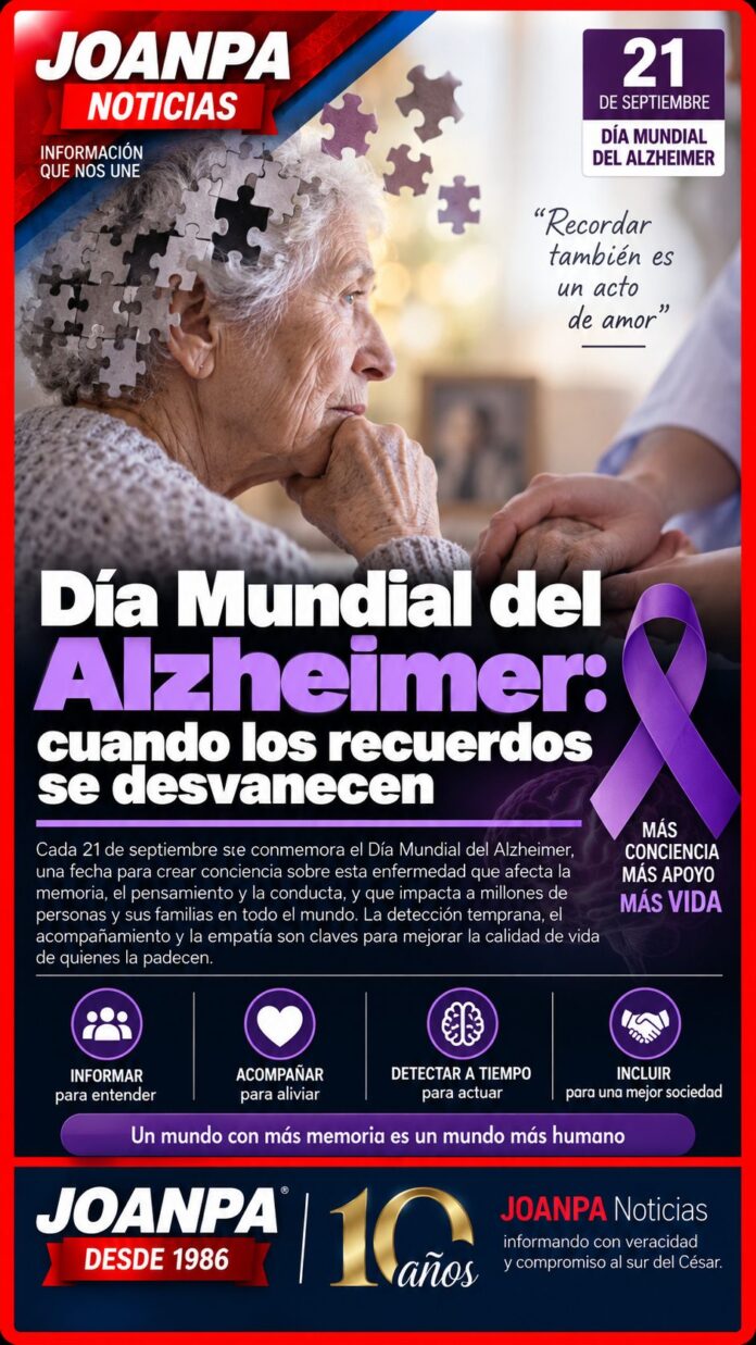 Día Mundial del Alzheimer: cuando los recuerdos se desvanecen