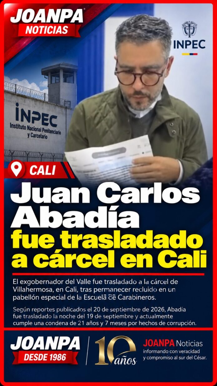 Juan Carlos Abadía fue trasladado a cárcel en Cali Juan Carlos Abadía fue trasladado a cárcel en Cali
