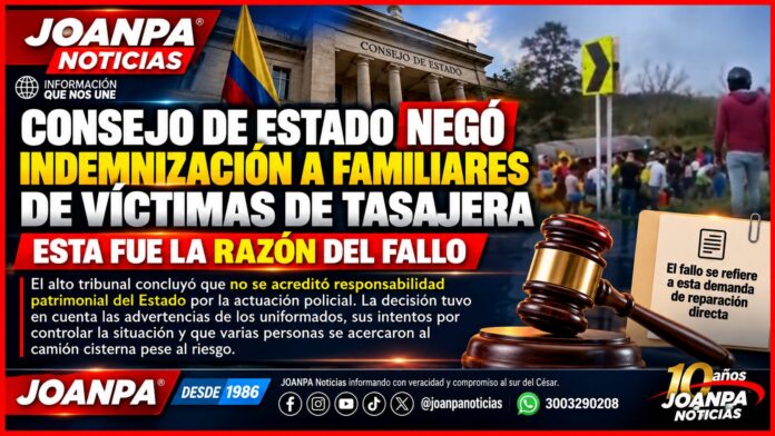 Consejo de Estado negó indemnización a familiares de víctimas de la tragedia de Tasajera: esta fue la razón del fallo